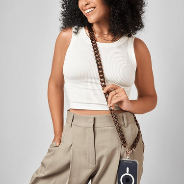 Case-Mate Phone Crossbody Chain Universal - Tortoiseshell